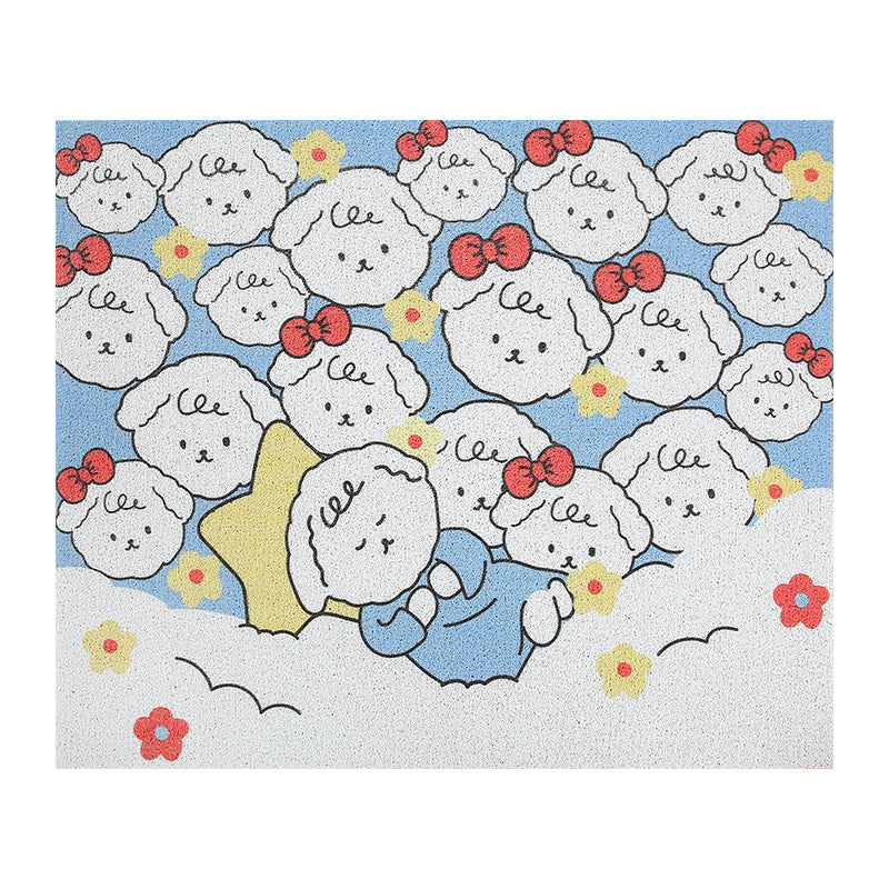 Cartoon Sleeping Sheet Door Mat