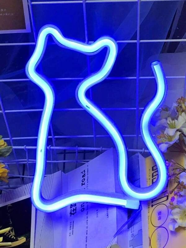 Cat Shaped Neon Light