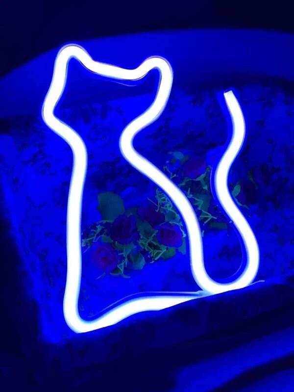 Cat Shaped Neon Light