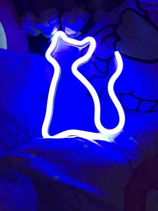 Cat Shaped Neon Light