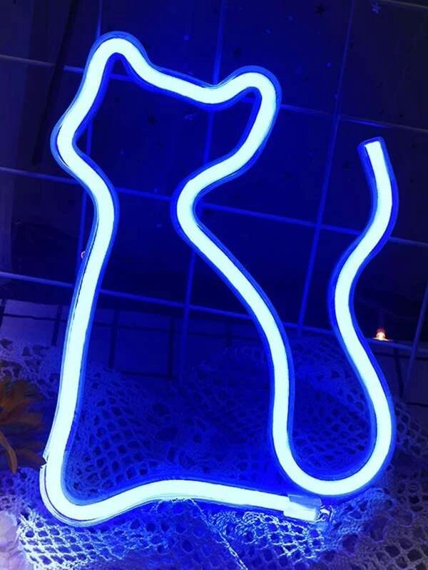 Cat Shaped Neon Light