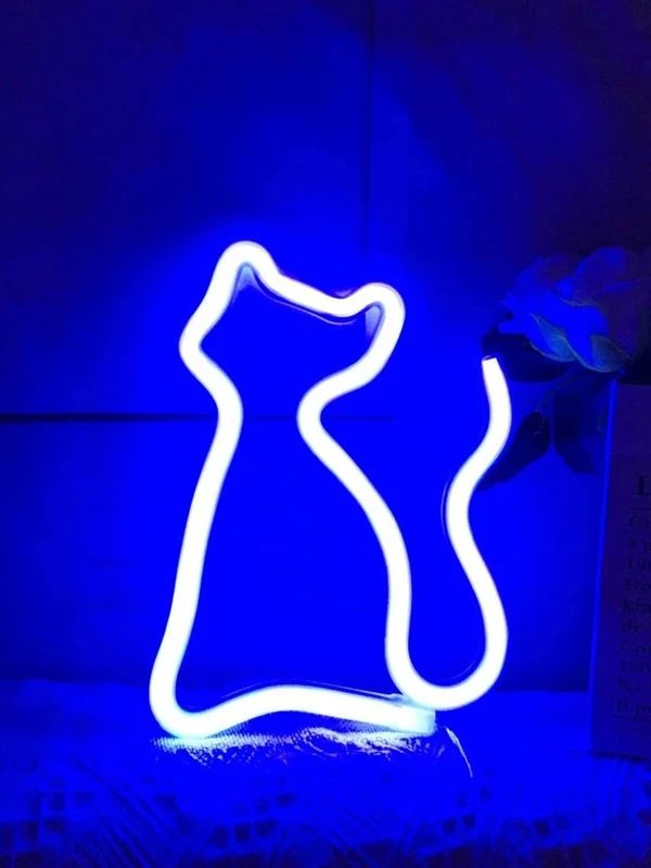Cat Shaped Neon Light