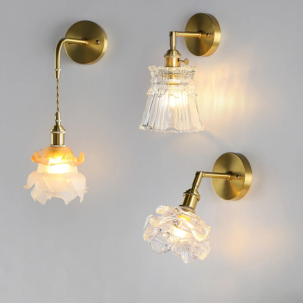 Bell Crystal Wall Lamp
