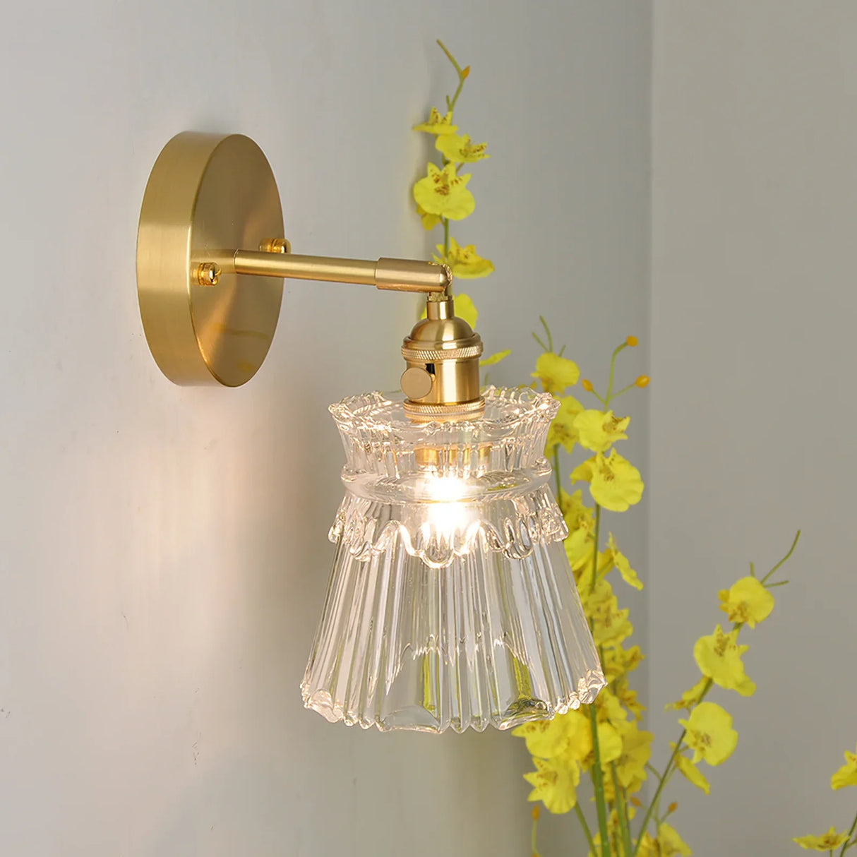 Bell Crystal Wall Lamp