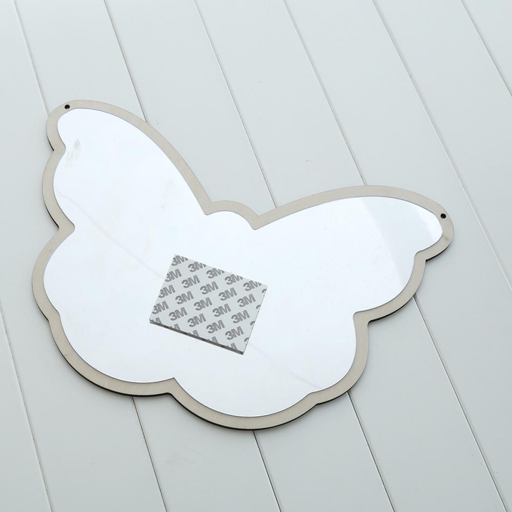 Children Decorative Mirror Baby Room Rabbit Bowknot Wall Frame Creative Home Art Decoration