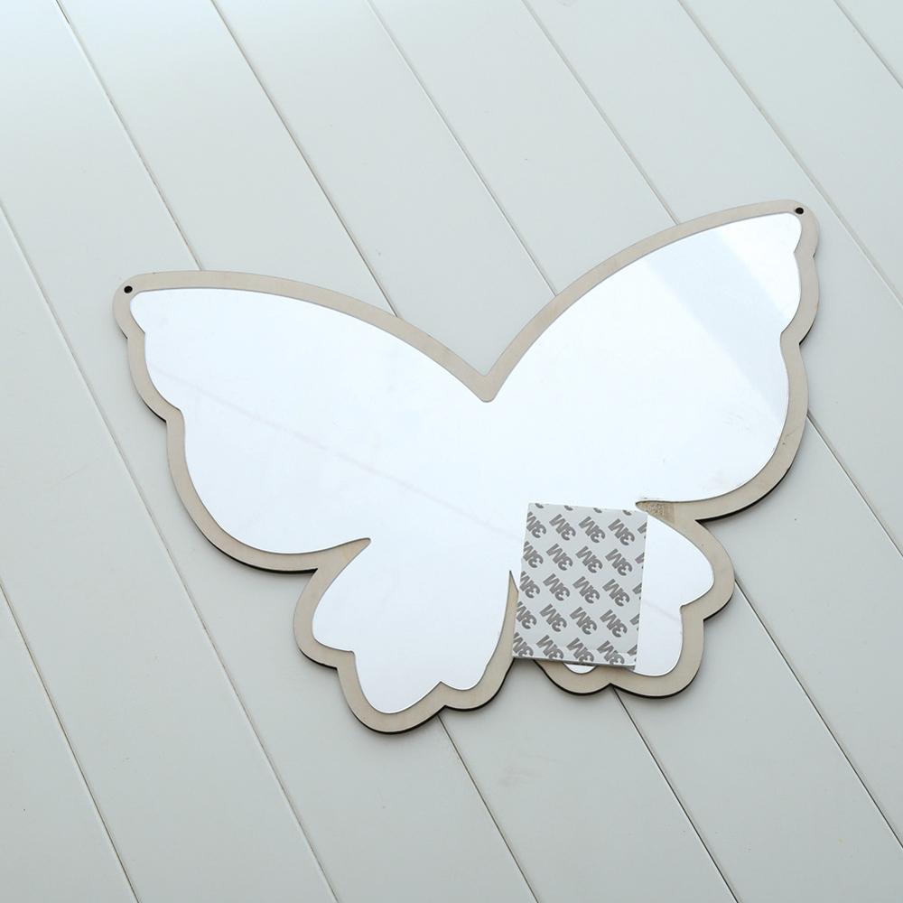 Children Decorative Mirror Baby Room Rabbit Bowknot Wall Frame Creative Home Art Decoration