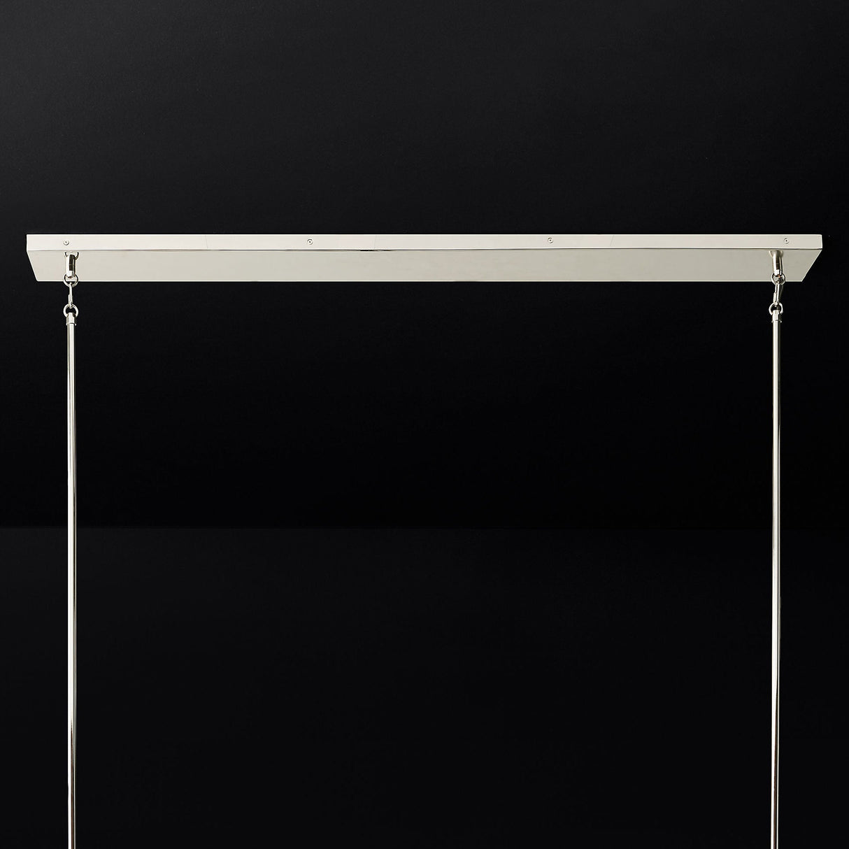 Clear Glass Linear Chandelier