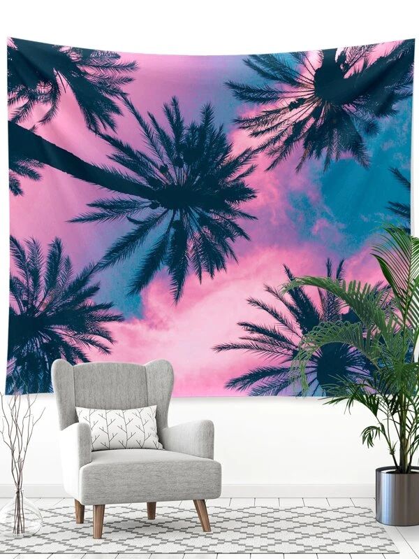 Coconut Tree Pattern Tapestry
