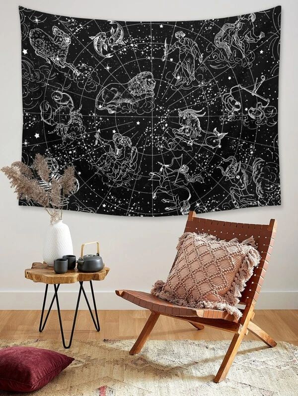 Constellation Pattern Tapestry