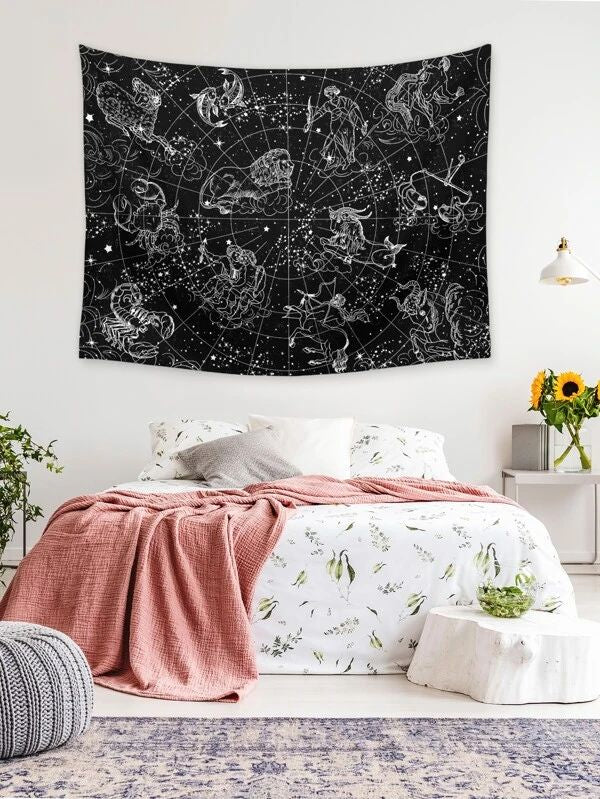 Constellation Pattern Tapestry