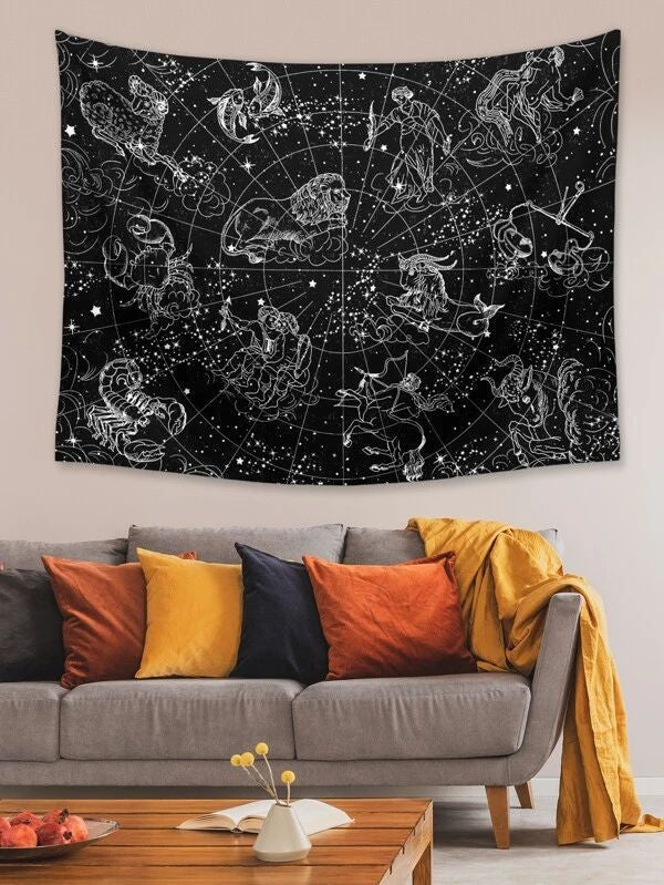 Constellation Pattern Tapestry