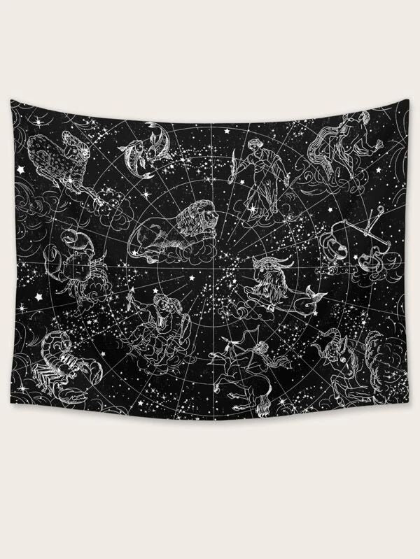 Constellation Pattern Tapestry