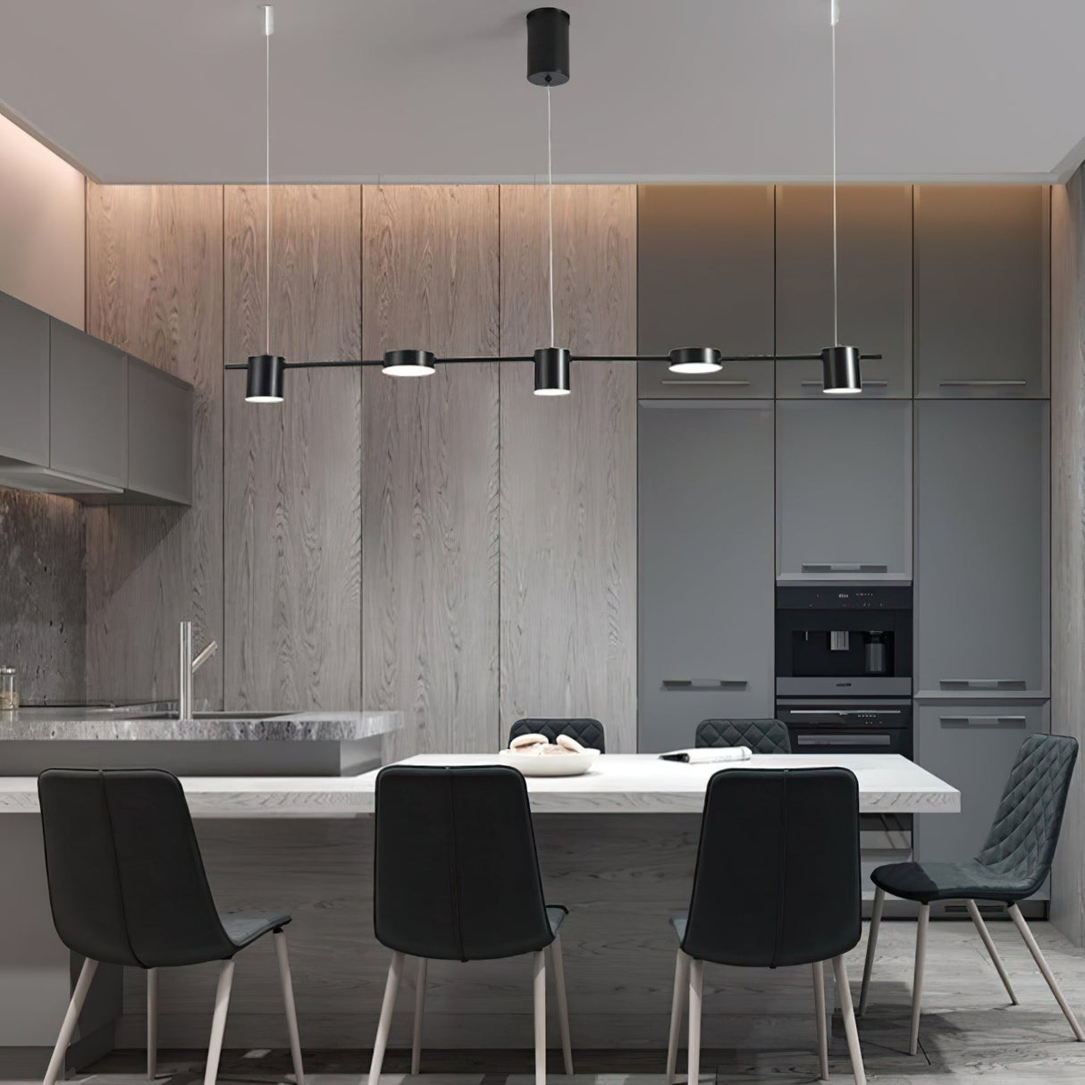 Counterpoint LED Linear Chandelier