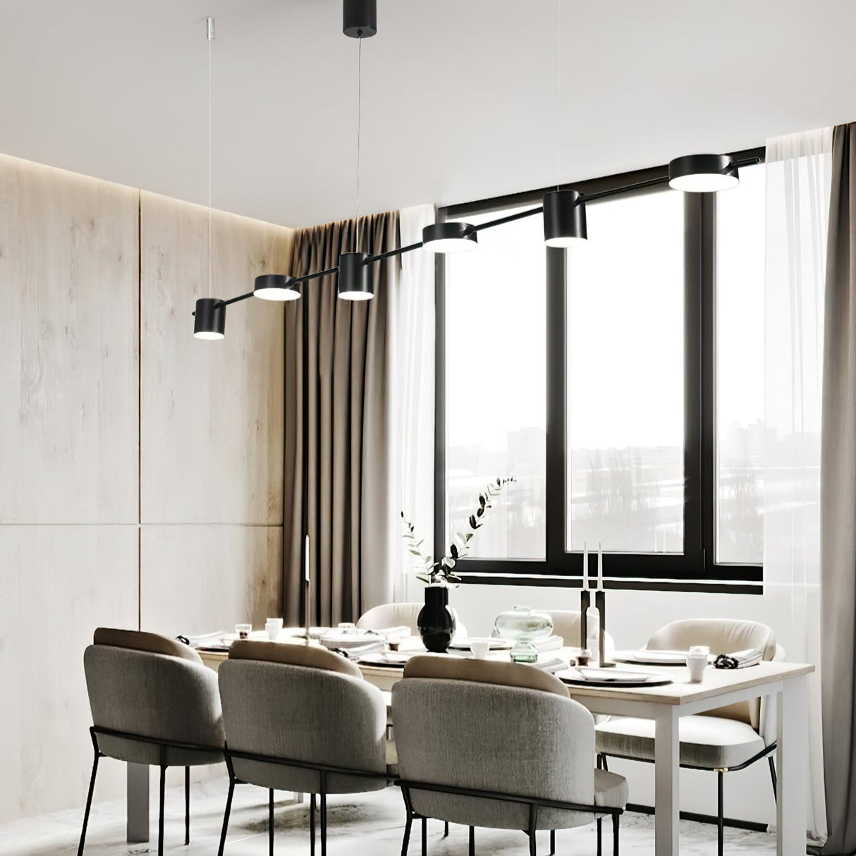 Counterpoint LED Linear Chandelier