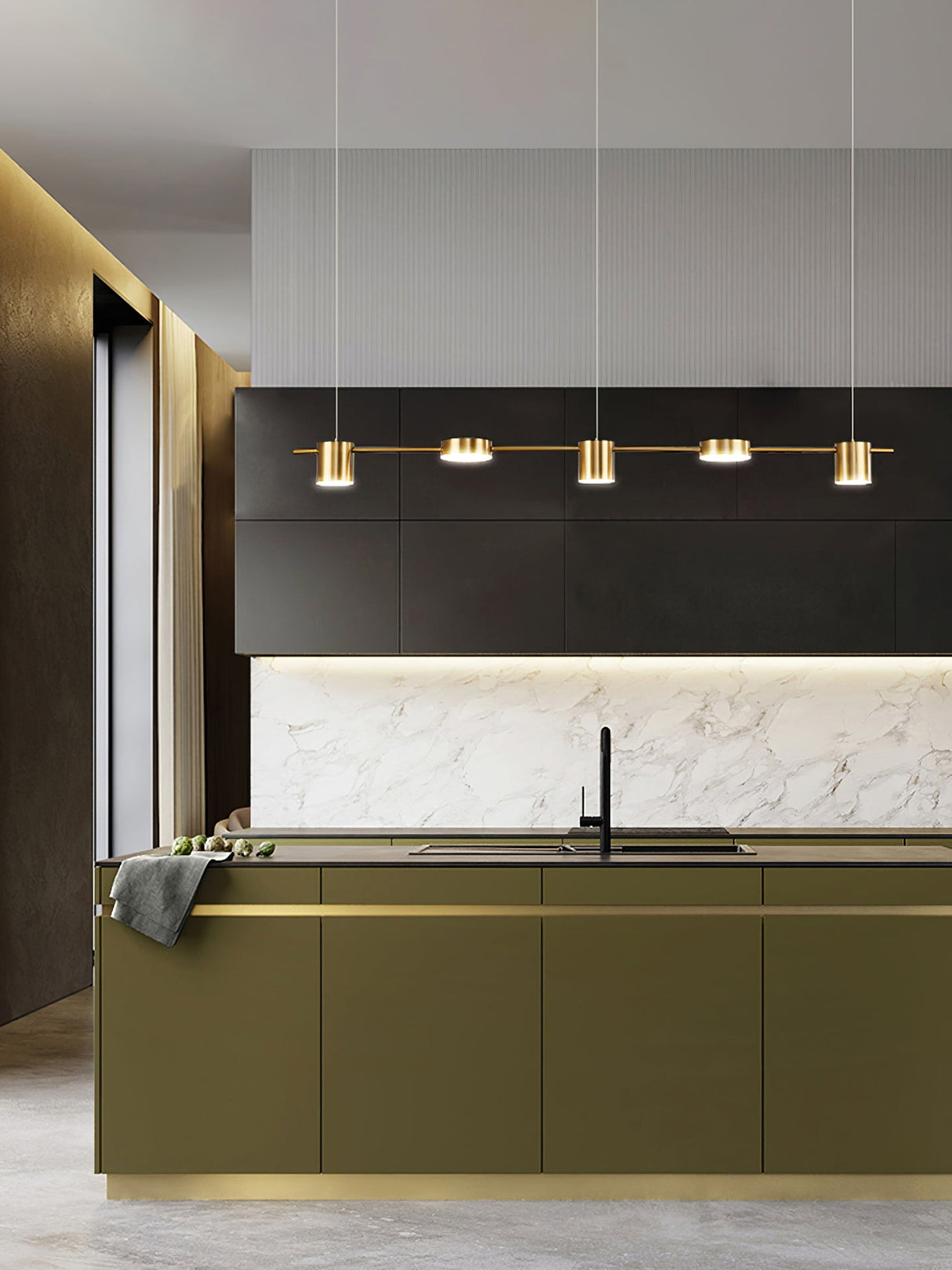 Counterpoint LED Linear Chandelier