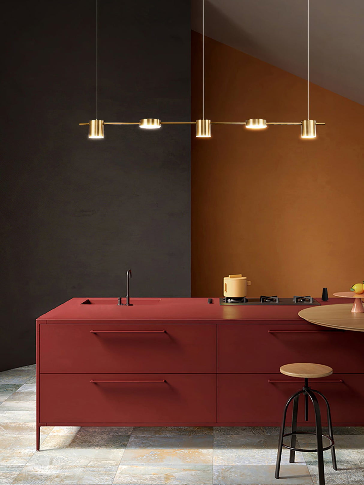 Counterpoint LED Linear Chandelier