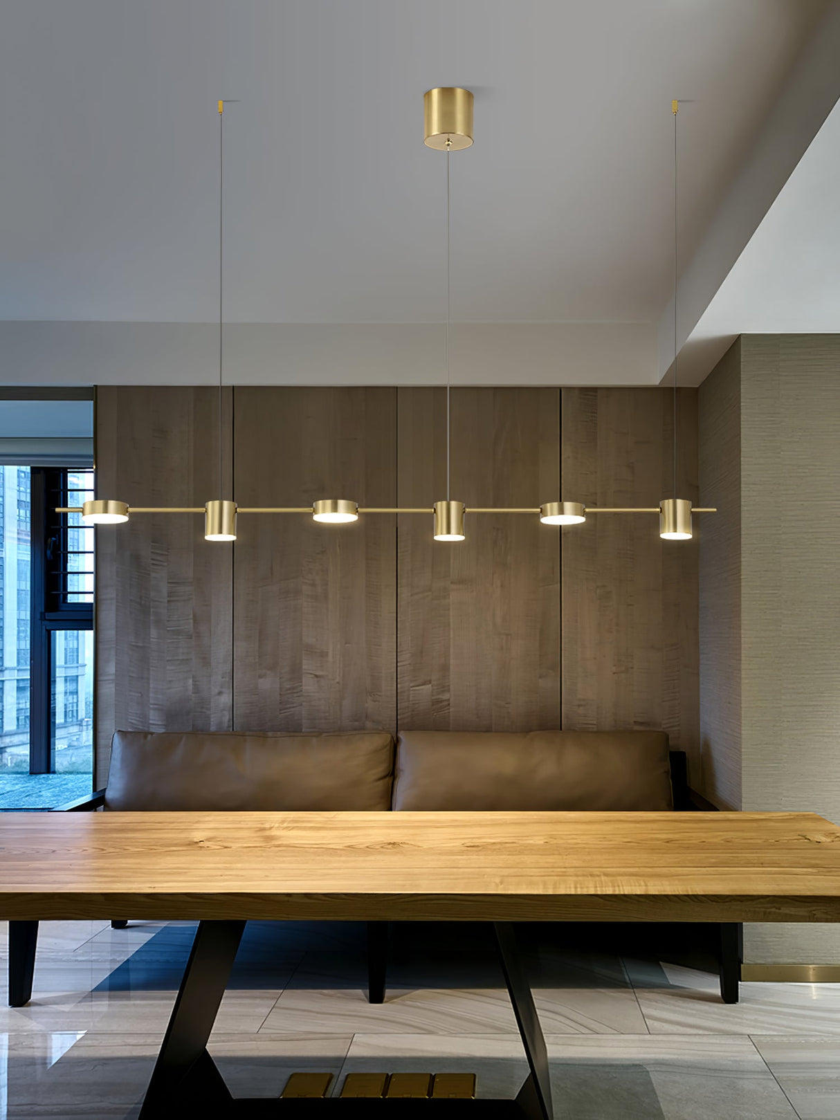 Counterpoint LED Linear Chandelier