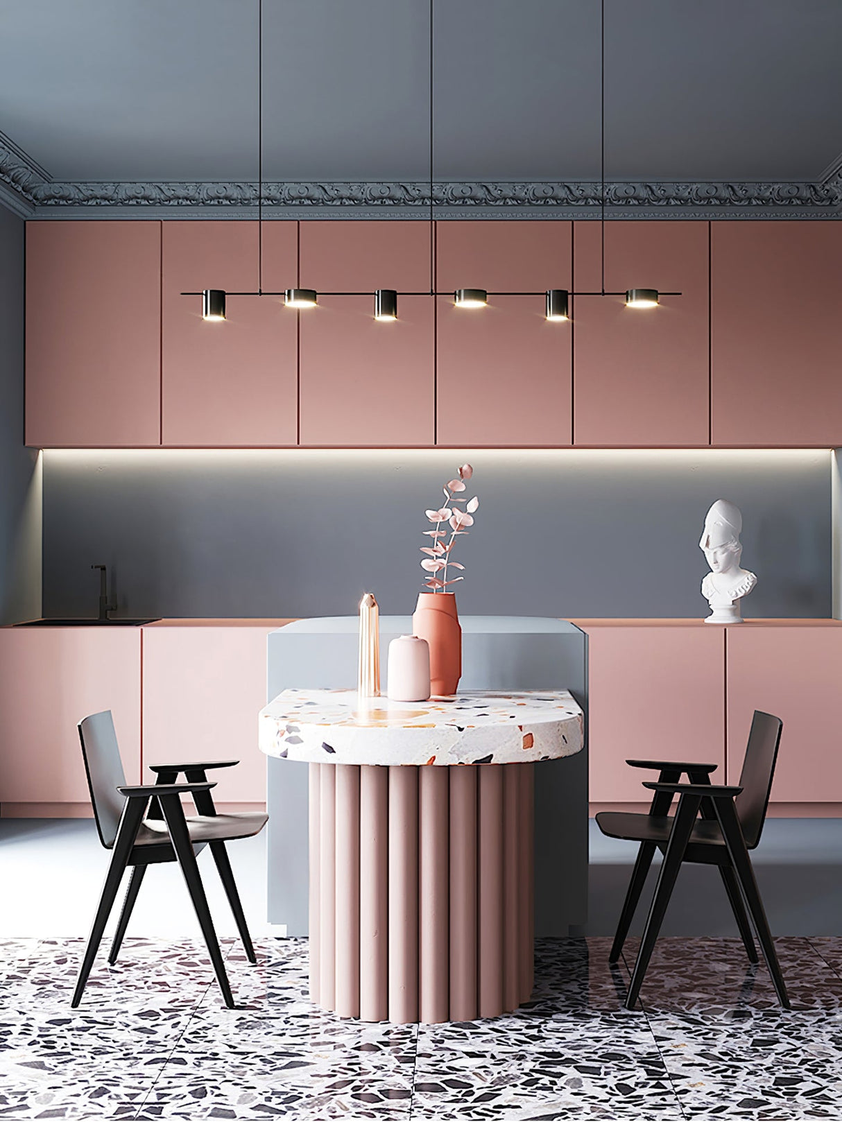 Counterpoint LED Linear Chandelier