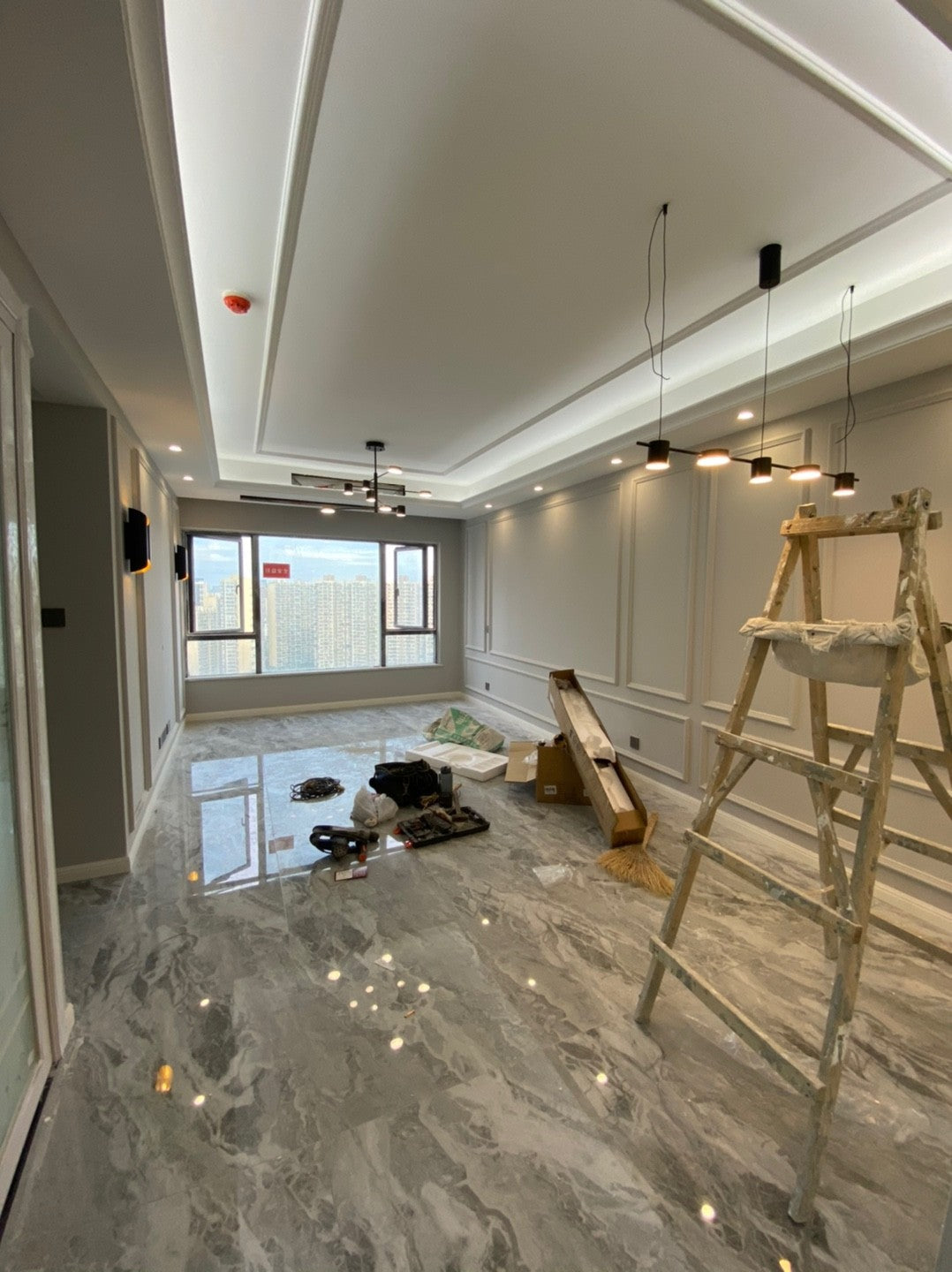 Counterpoint LED Linear Chandelier