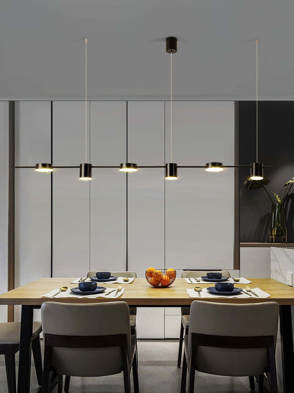 Counterpoint LED Linear Chandelier