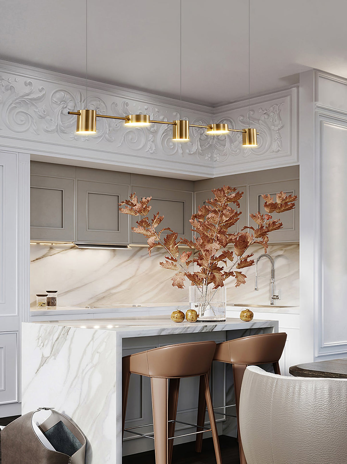 Counterpoint LED Linear Chandelier