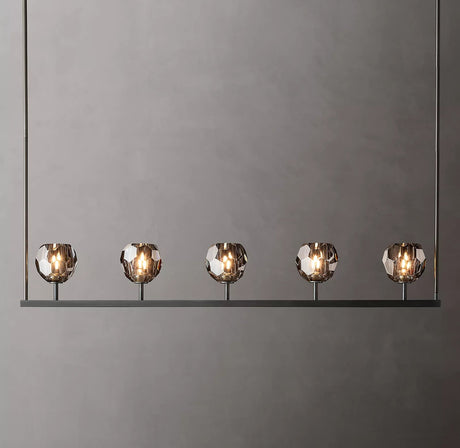 Crystal Ball Linear Chandeliers