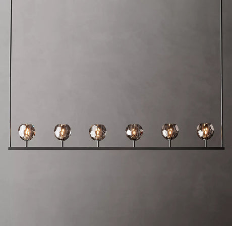 Crystal Ball Linear Chandelier