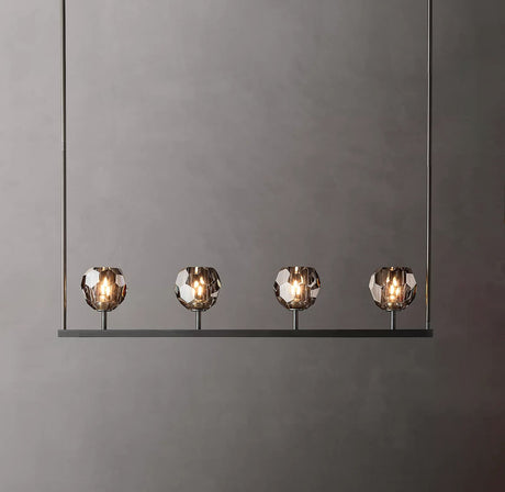 Crystal Ball Linear Chandeliers