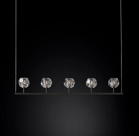 Crystal Ball Linear Chandeliers