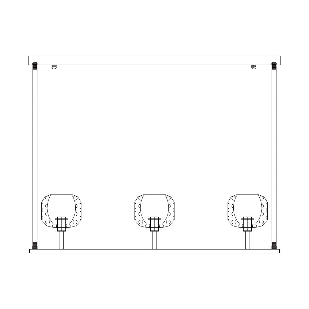 Crystal Ball Linear Chandeliers