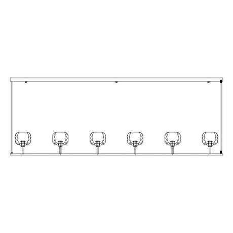 Crystal Ball Linear Chandeliers