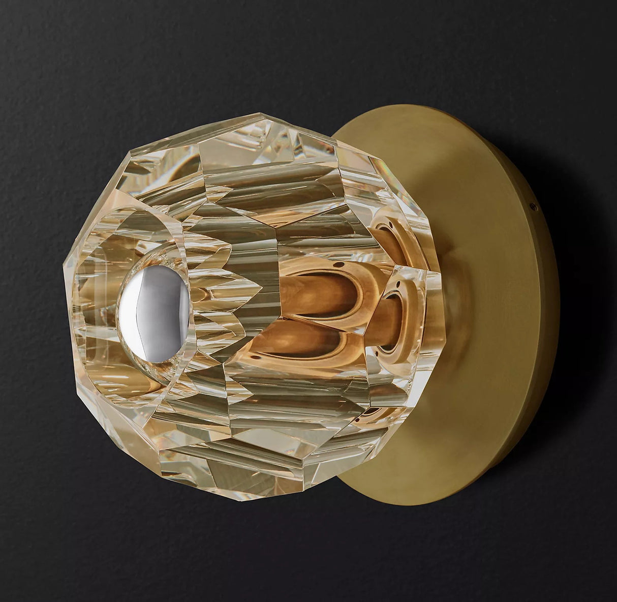 Crystal Ball Sconce