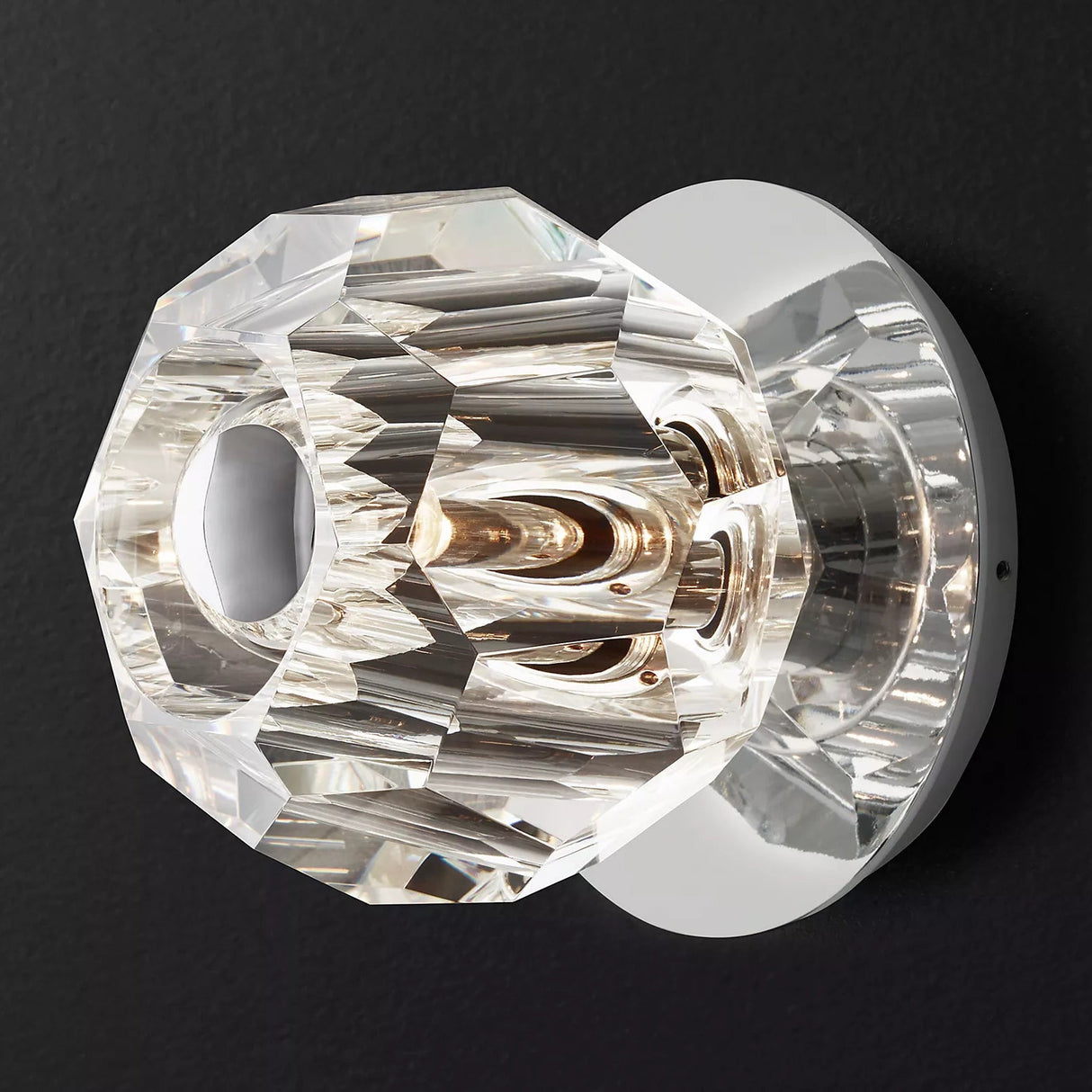 Crystal Ball Sconce