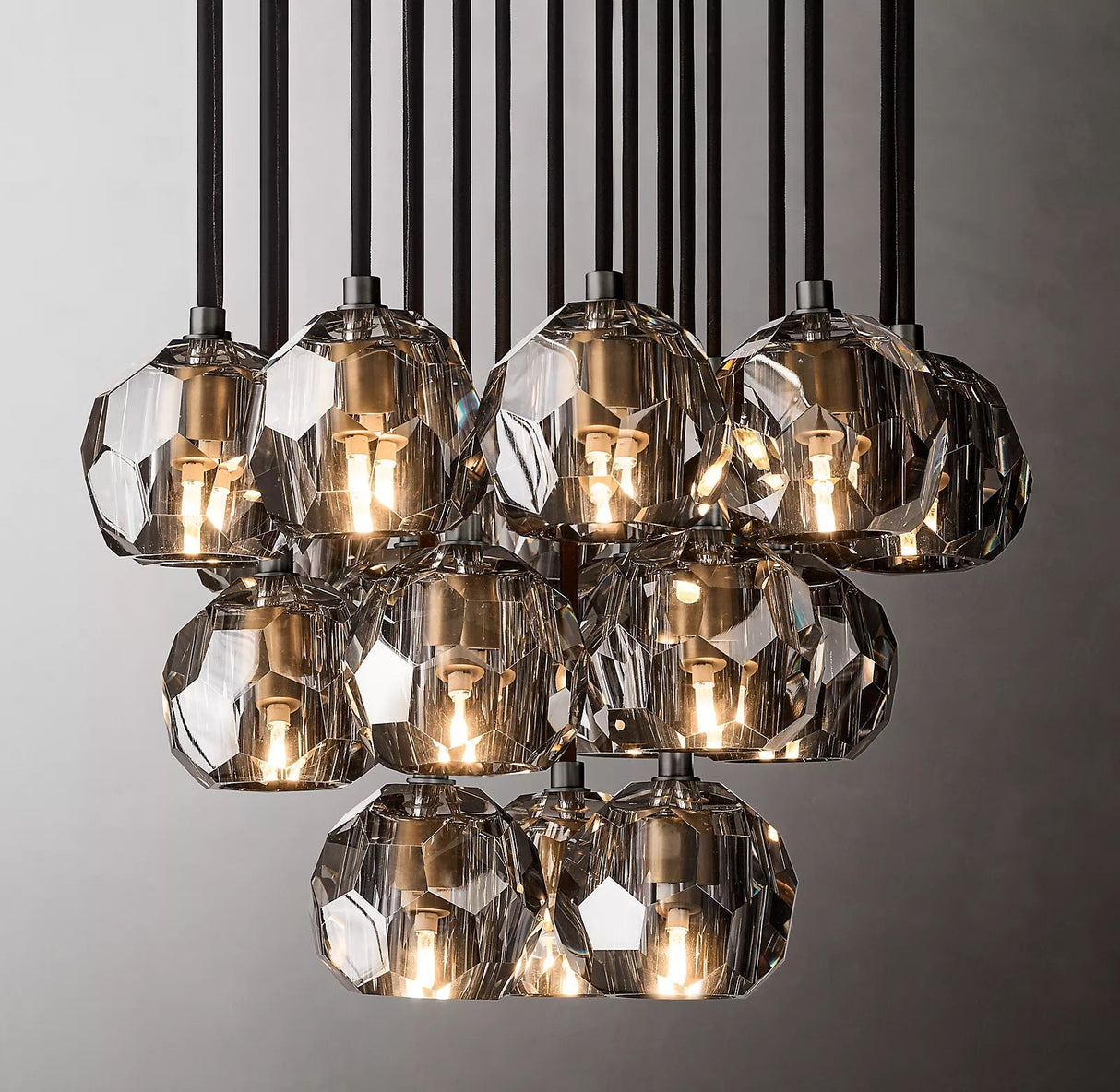 Crystal Ball Cluster Chandeliers