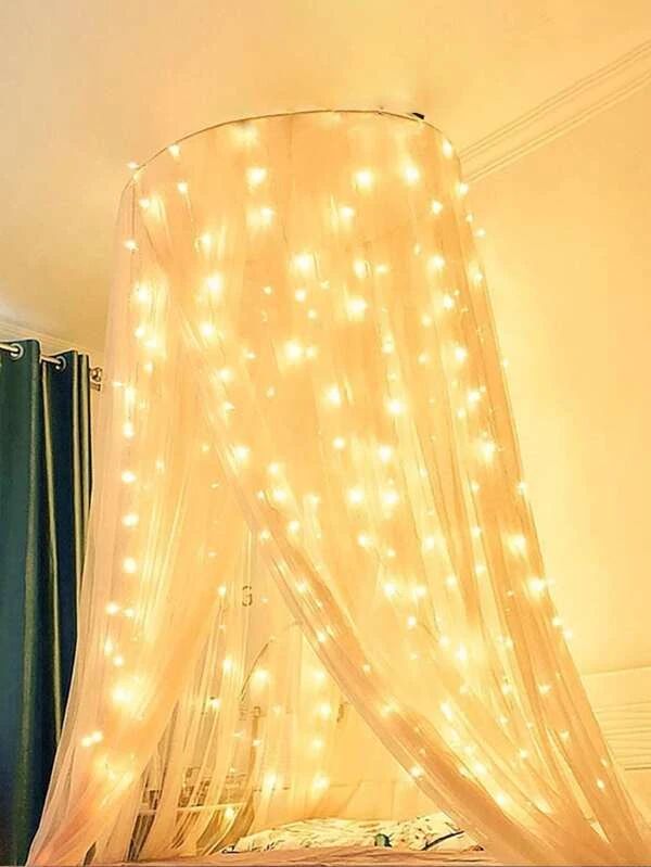 Curtain Decor String Light With 200pcs Bulb