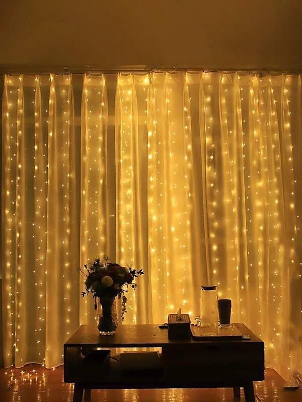 Curtain Decor String Light With 200pcs Bulb