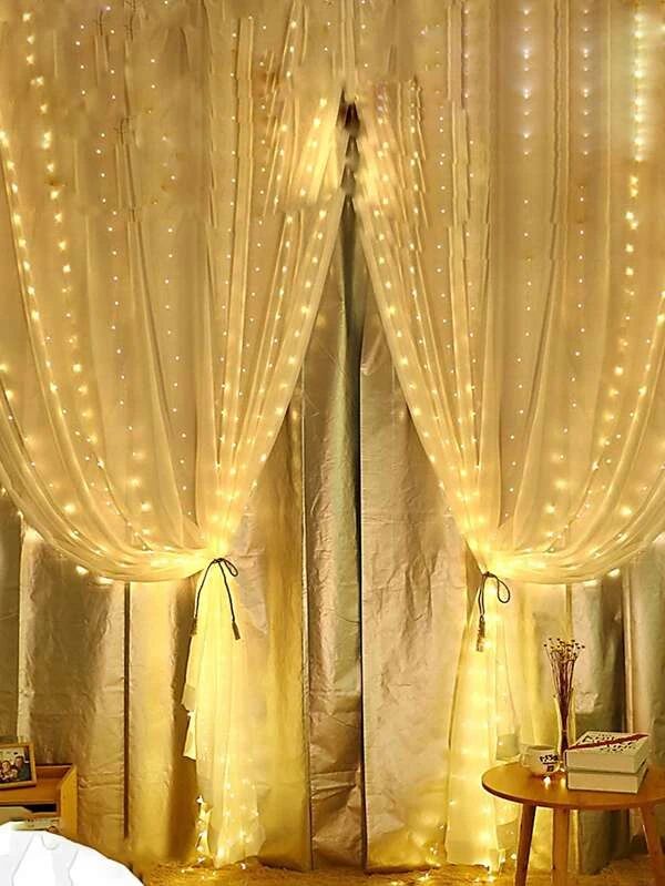 Curtain Decor String Light With 200pcs Bulb