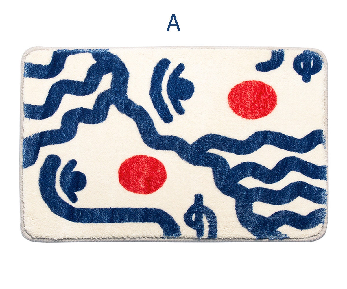 Cute Abstract Bathroom Mats