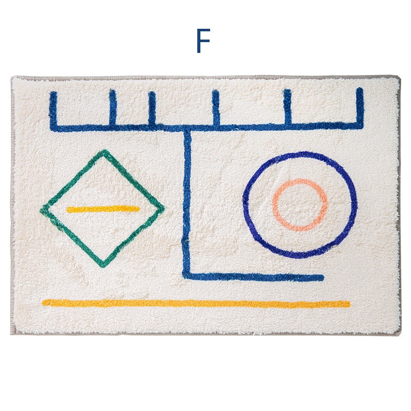 Cute Abstract Bathroom Mats