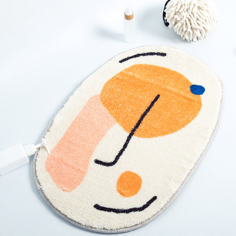 Cute Abstract Bathroom Mats