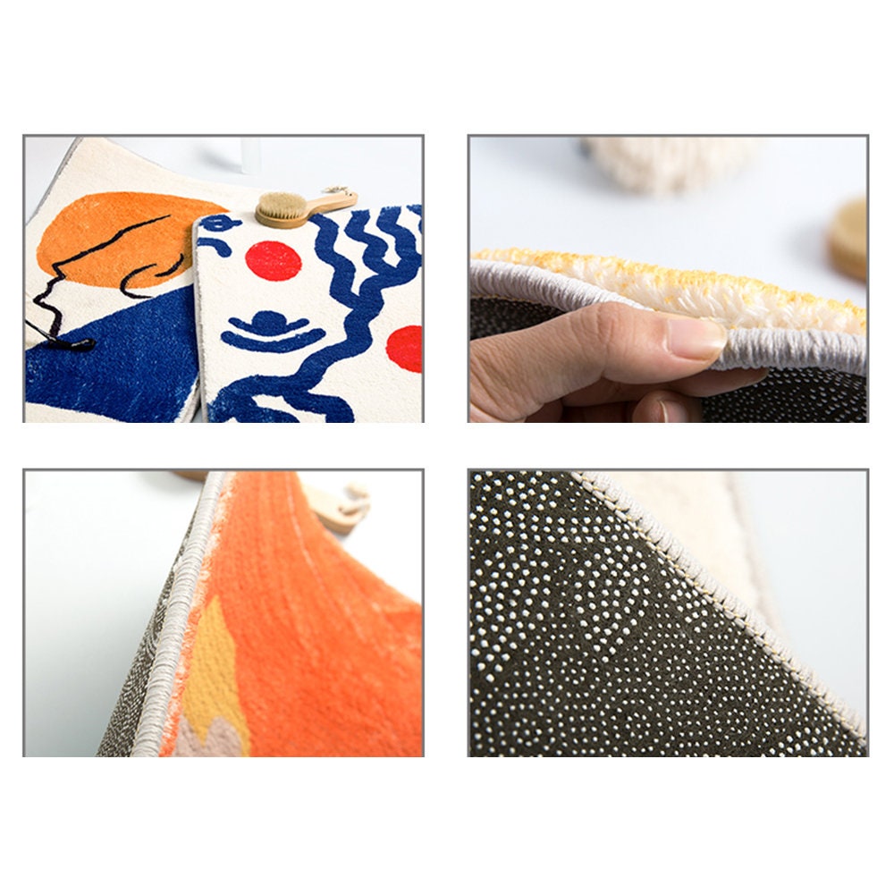 Cute Abstract Bathroom Mats