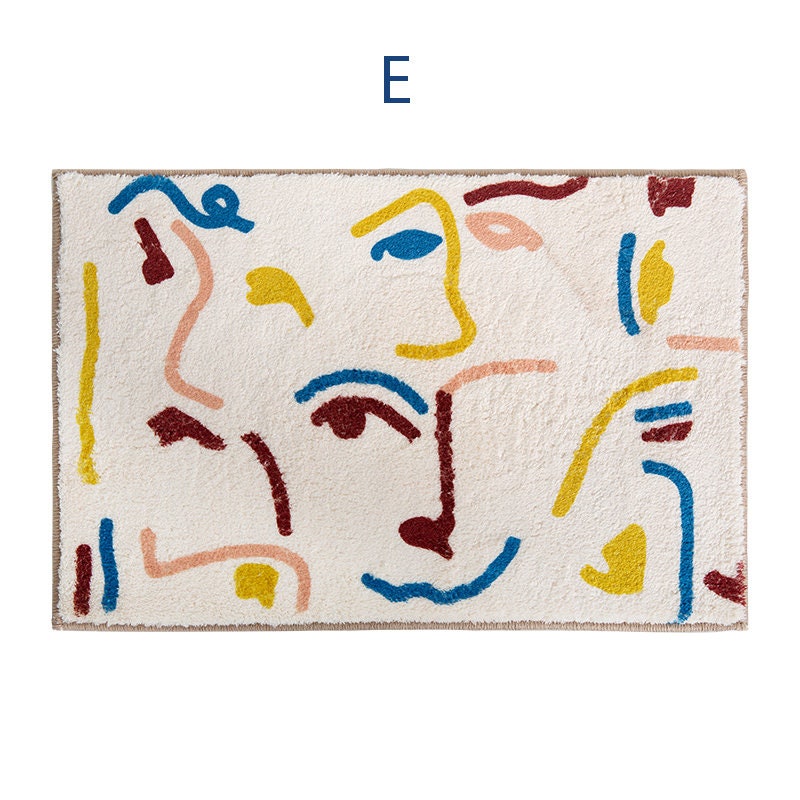 Cute Abstract Bathroom Mats