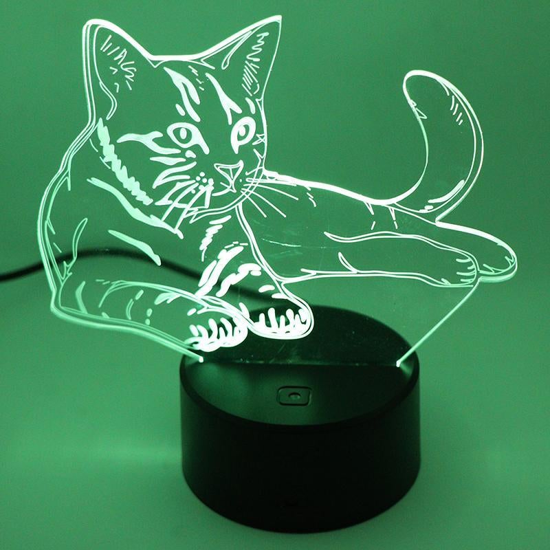 Cute kitten Cat LED Night light