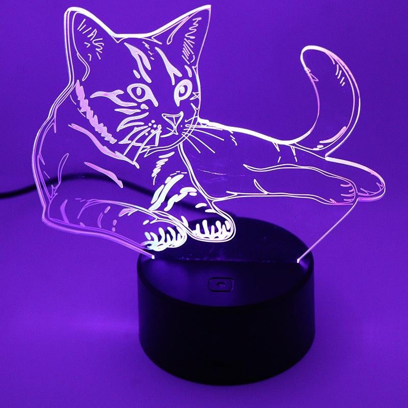 Cute kitten Cat LED Night light