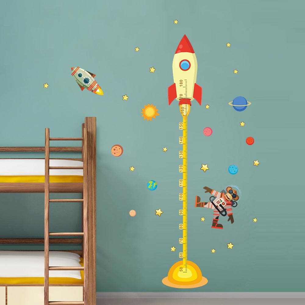 Planets Rocket Wall Decals