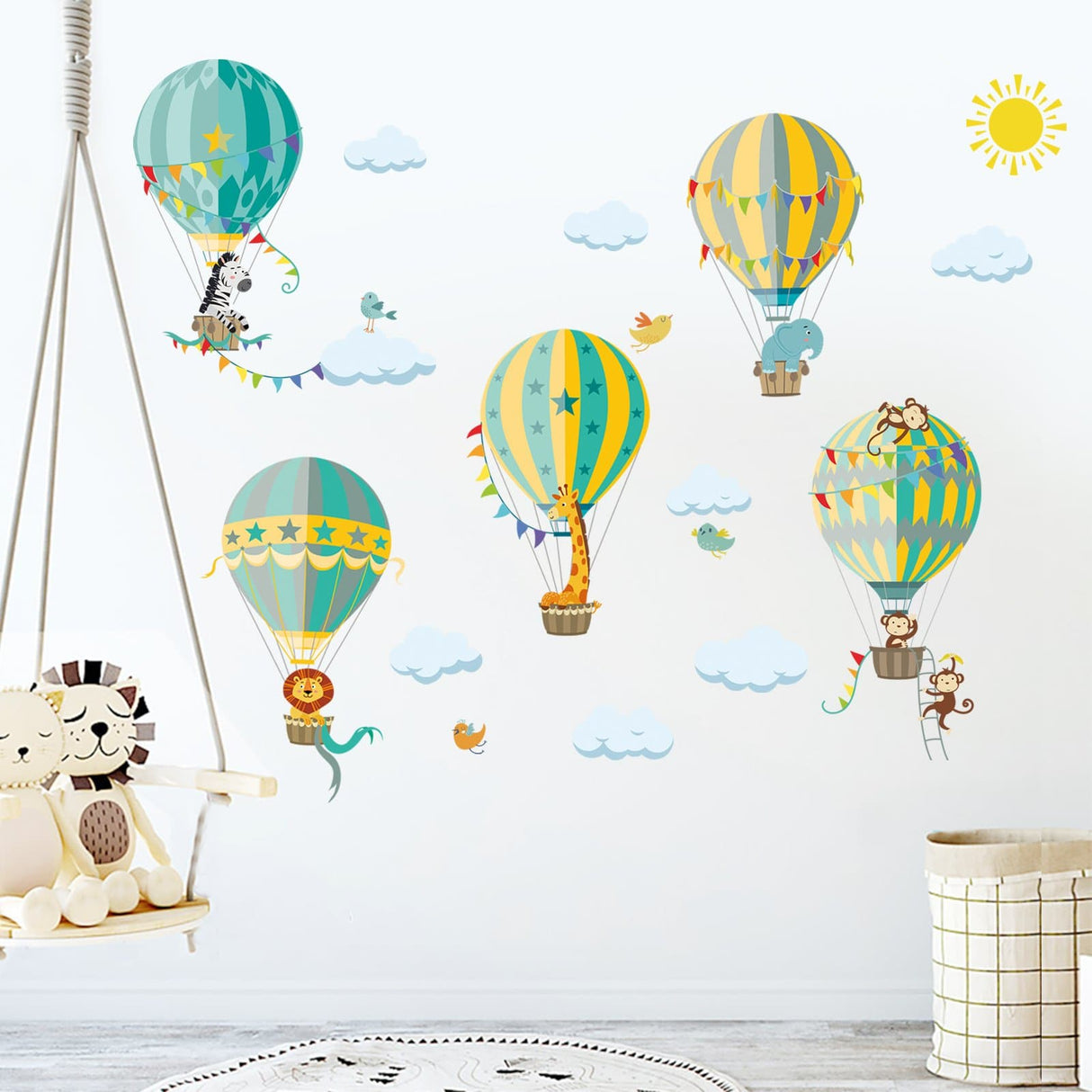 Hot Air Balloons Wall Decals