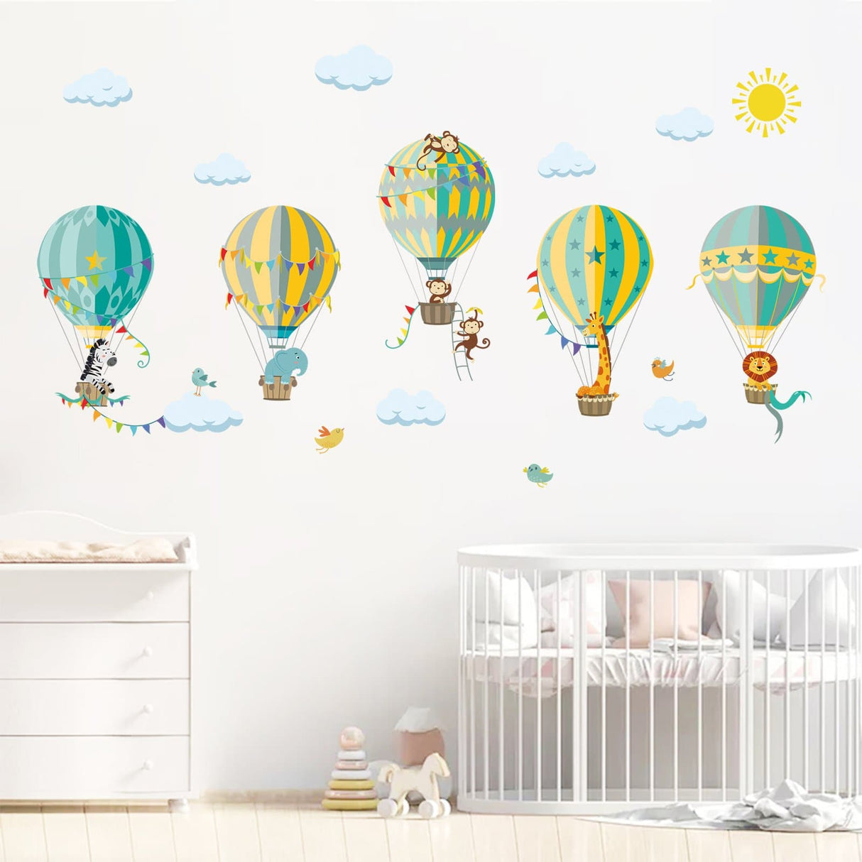 Hot Air Balloons Wall Decals