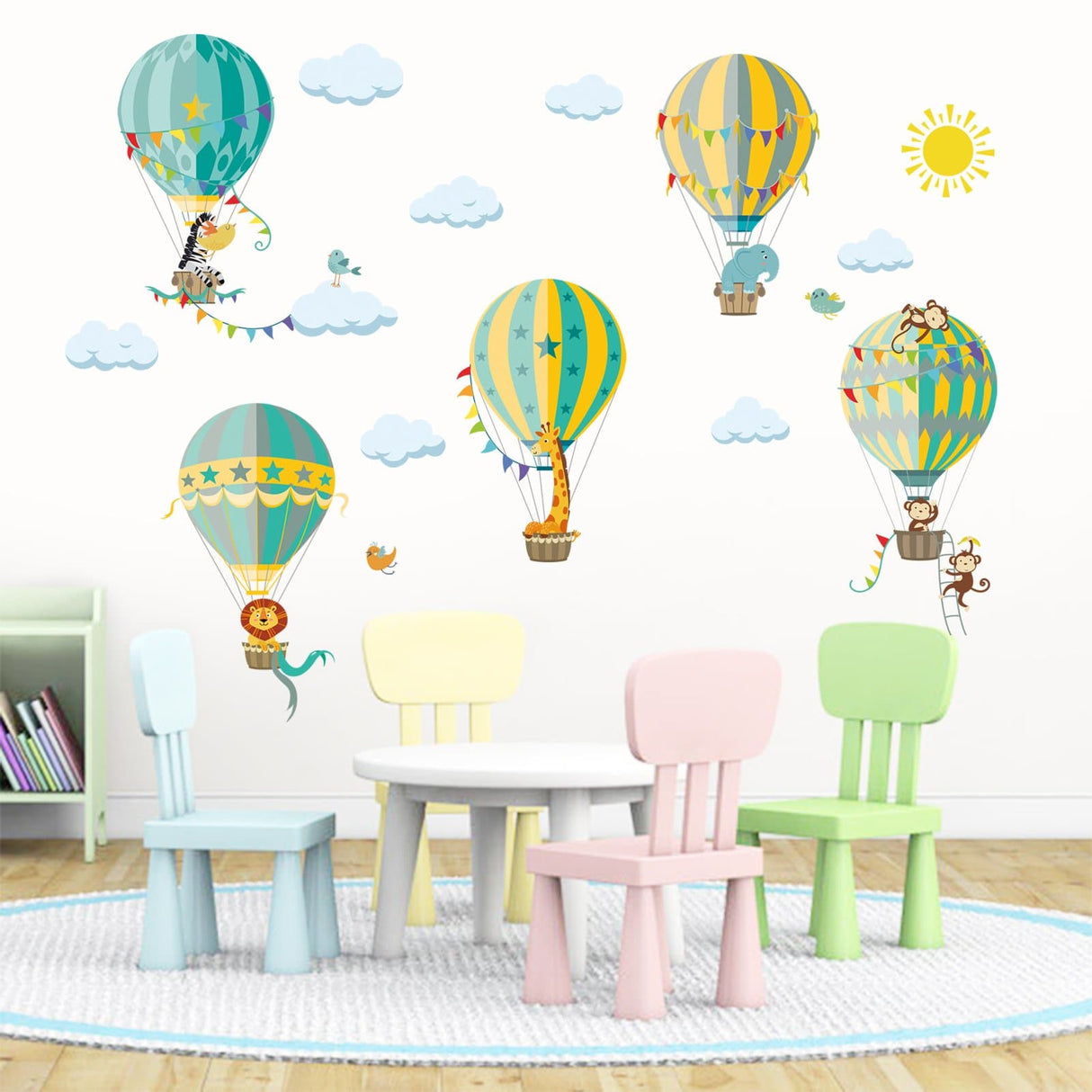 Hot Air Balloons Wall Decals