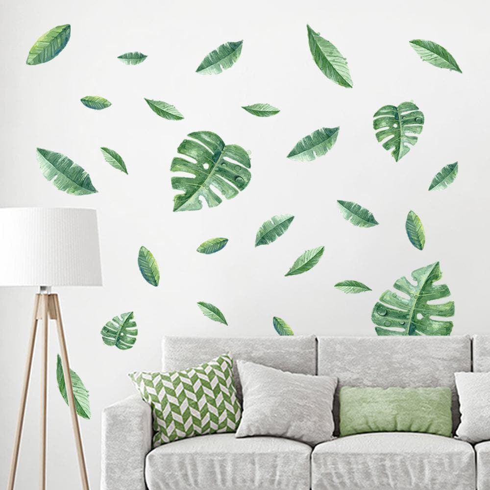 Green Leaves Wall Decals