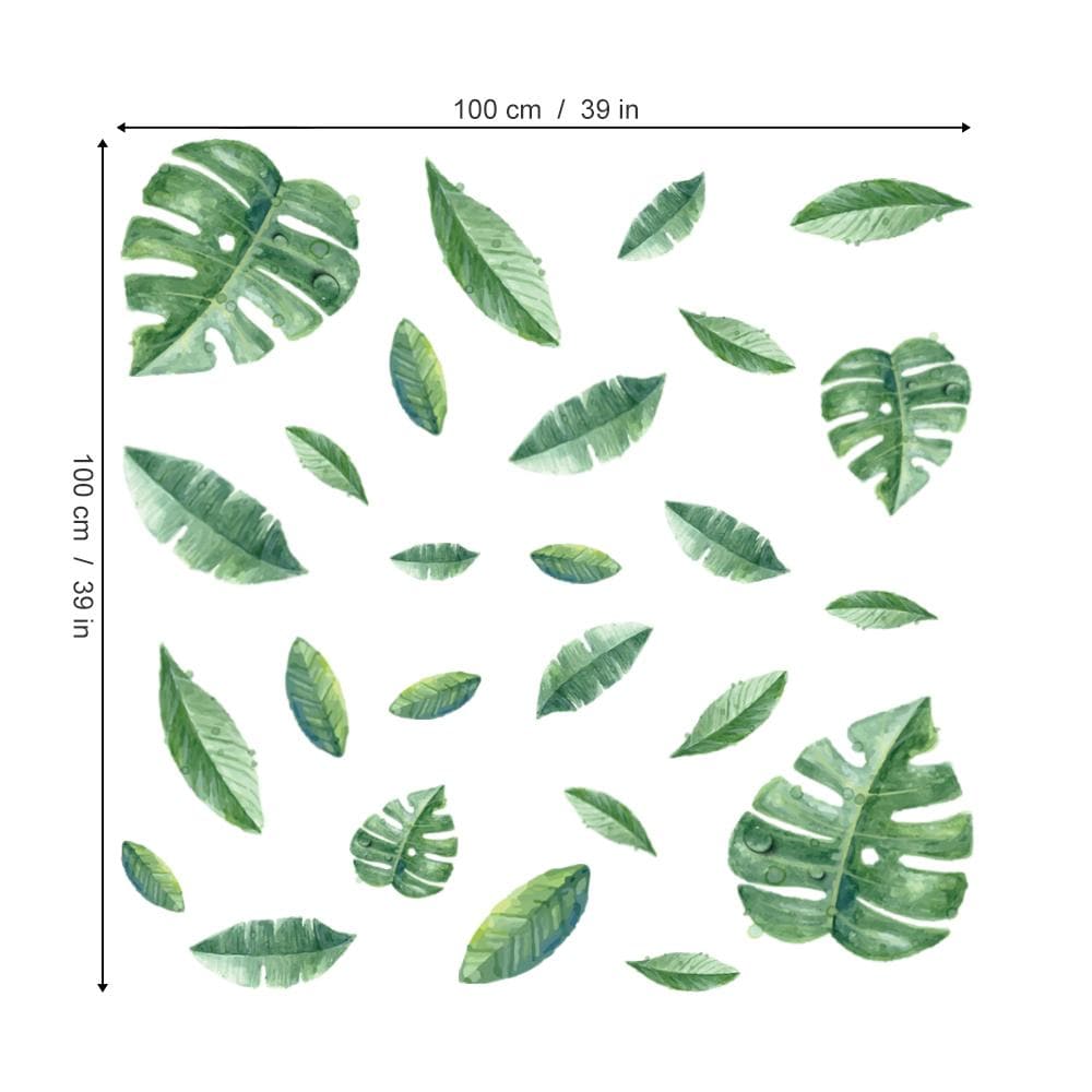 Green Leaves Wall Decals